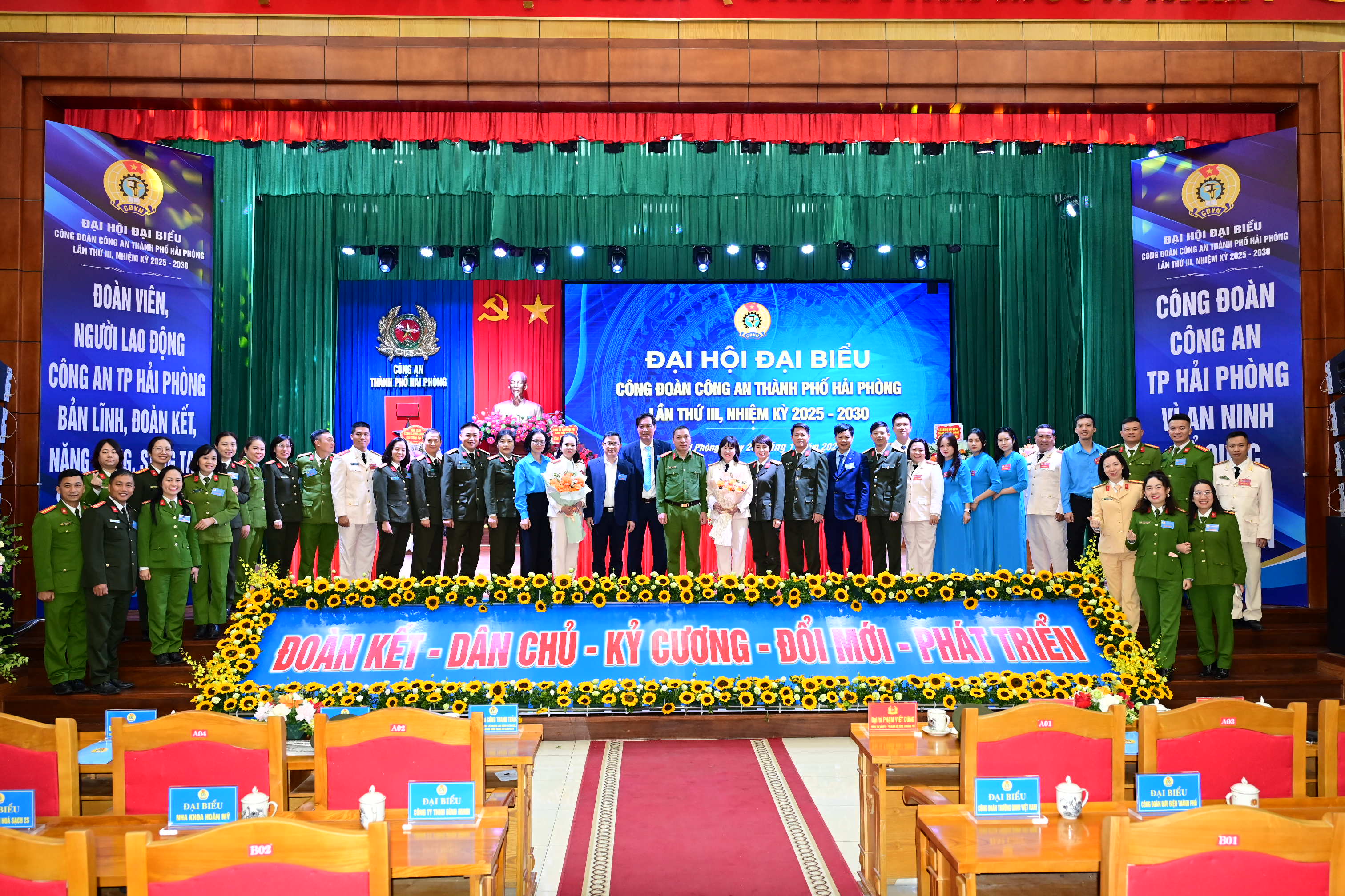 Đại hội Công đoàn Công an thành phố lần thứ III, nhiệm kỳ 2025-2030: Đoàn kết - Dân chủ - Kỷ cương - Đổi mới - Phát triển